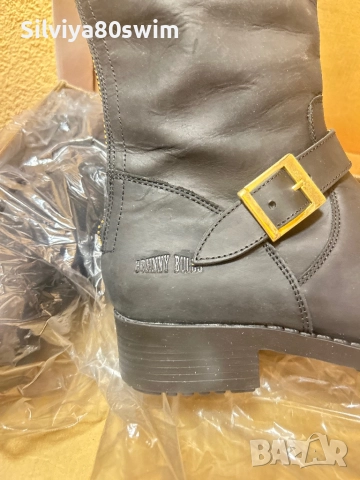 Ботуши JOHNNY BULLS  естествена кожа+подарък портфейл, снимка 14 - Дамски ботуши - 52091866