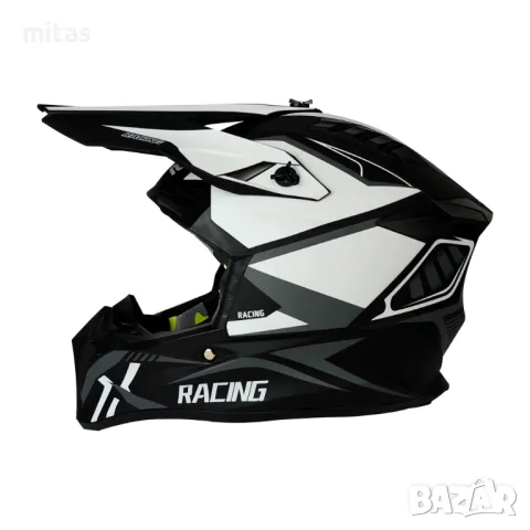 Кросова каска RACING, Full Face, DOT, Размер: S; M; L; XL - Вело, Мото, снимка 7 - Аксесоари за велосипеди - 50060287