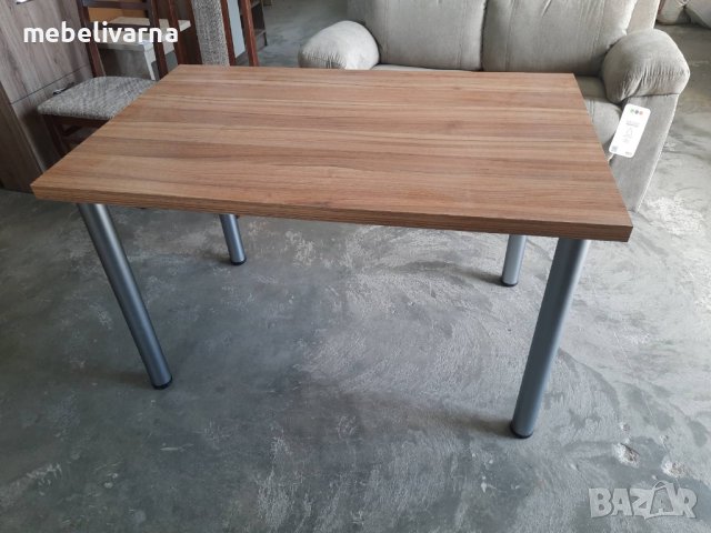 Маса с метални крака 75/120/75 см, снимка 4 - Маси - 42685671