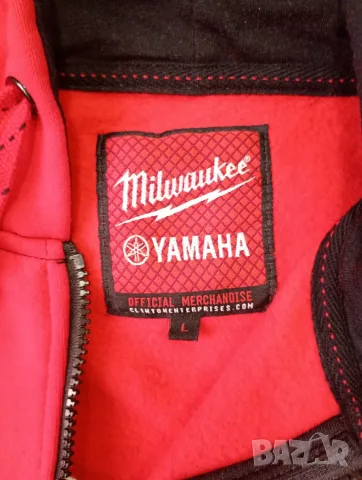 Milwaukee Yamaha мъжки суичър с качулка размер L, снимка 6 - Спортна екипировка - 56007949