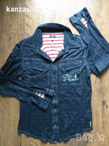 armani jeans - страхотна мъжка риза, снимка 4 - Ризи - 31035551
