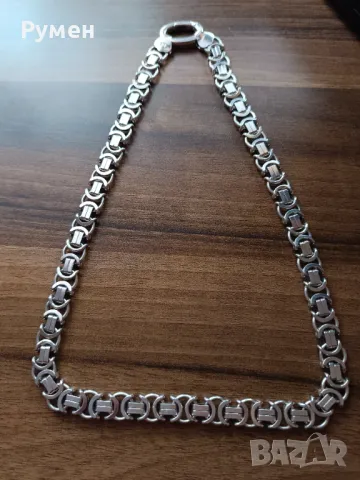 Италиански сребърен синджир-97 гр., снимка 3 - Колиета, медальони, синджири - 39507024