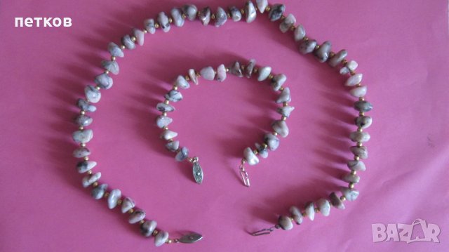 колие и гривна - полускъпоценен камък, снимка 7 - Бижутерийни комплекти - 31948135