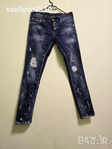 Dsquared2 оригинални дамски дънки , снимка 3 - Дънки - 53893016