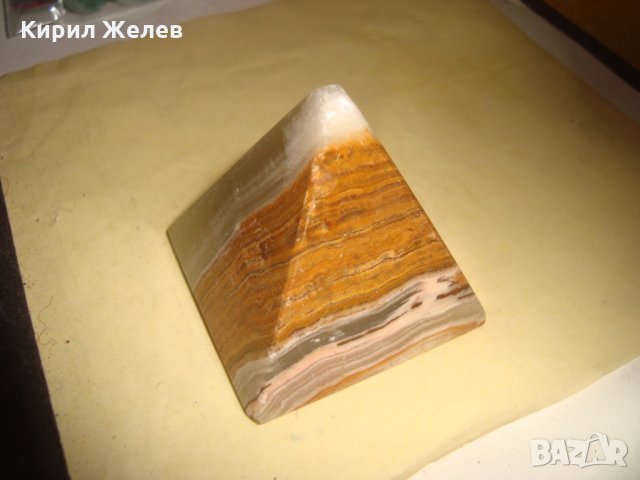 ЕГИПЕТСКА ПИРАМИДА МРАМОРЕН СКЪПОЦЕНЕН ОНИКС 24365, снимка 5 - Колекции - 33953422