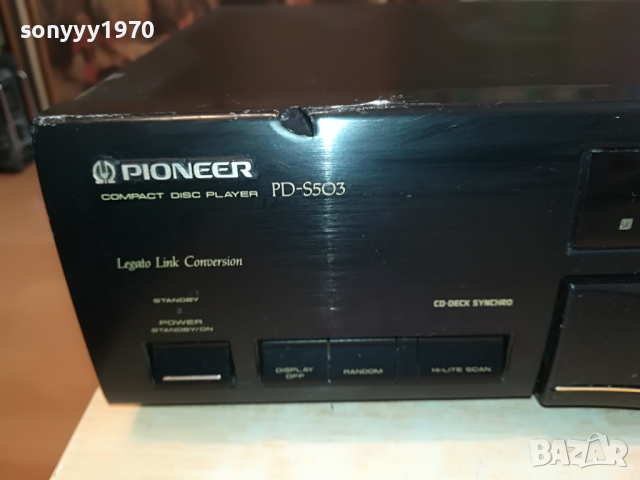 pioneer pd-s503 cd made in uk 0904221843, снимка 7 - Ресийвъри, усилватели, смесителни пултове - 36399608