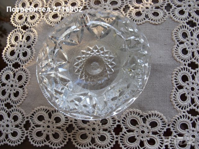 Пепелник кристал, снимка 5 - Сервизи - 44388985