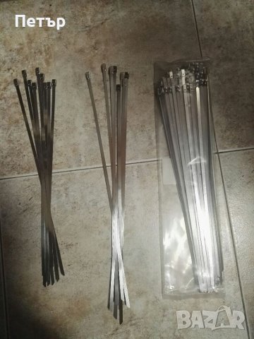 Метални скоби 300мм и 350мм, свински опашки, кабелни връзки, скоби за термолента