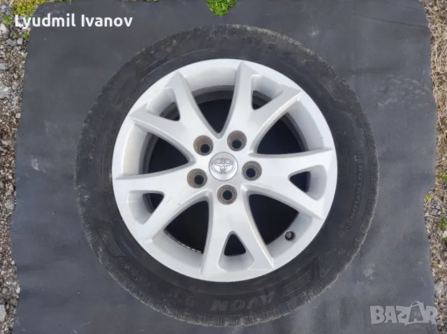 Алуминиеви джанти 16-ки Toyota 5x114,3 6,5J ET45, снимка 4 - Гуми и джанти - 49490525