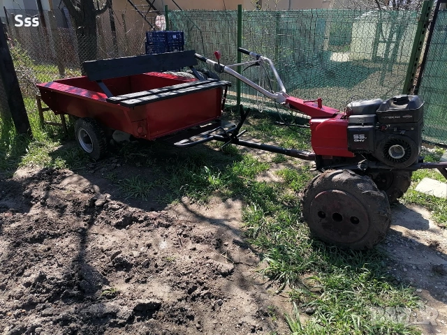 Ремарке за мотофреза със спирачки 