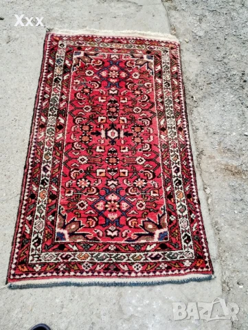 Ръчно тъкана вълнена пътечка.Антика за ценители.Иранска., снимка 2 - Пътеки - 51018859