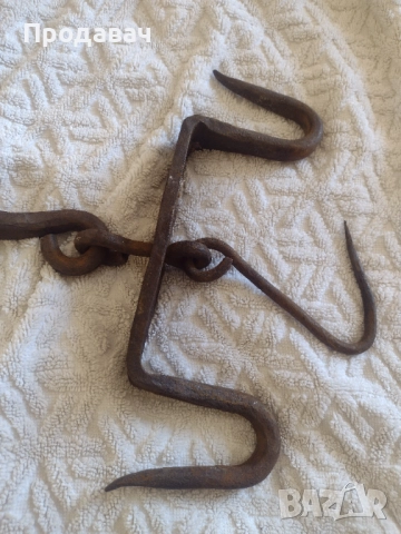 Голям кован ченгел, снимка 3 - Антикварни и старинни предмети - 51472013