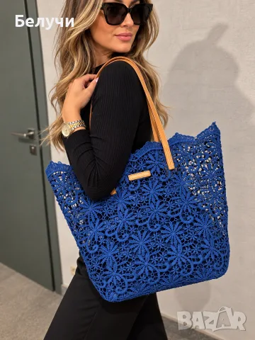 💙 TOMMY HILFIGER – Ефектна дамска чанта с дантела 💙