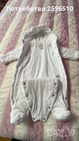 Бебешки космонафт за деца 6-9 месеца с мека,пухкава подплата., снимка 4 - Бебешки ескимоси - 42789745