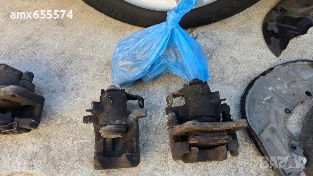 Пълен комплект предни и задни спирачки от Audi A4 B7, снимка 3 - Части - 55748491