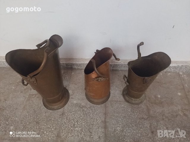 Стара ретро винтидж арт старинен античен кана. Кани от мед, снимка 13 - Други ценни предмети - 37737718