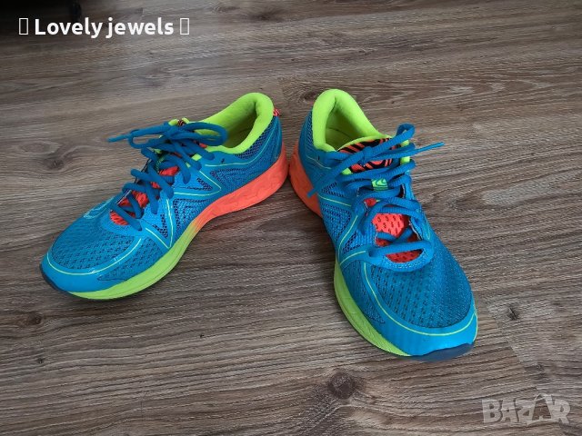 Дамски маратонки ASICS цветни сини неон, снимка 10 - Маратонки - 42673464