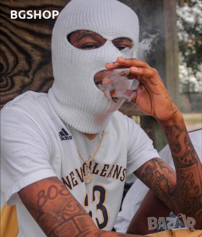 Зимна шапка маска - White Balaclava