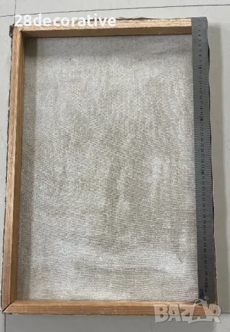 Картина на художник Венелин Петров “Ловец с куче” масло върху платно, снимка 7 - Картини - 48098555