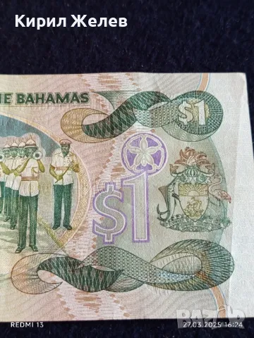 Банкнота 1 долар 2001г. Бахамите за КОЛЕКЦИЯ ДЕКОРАЦИЯ 49885, снимка 7 - Нумизматика и бонистика - 49664384