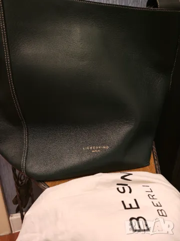 LIEBESKIND Berlin Oригинална Чанта естествена кожа, снимка 10 - Чанти - 48252959