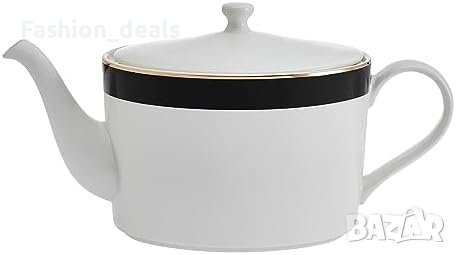 Нов Фин Mikasa Luxe Deco Чайник с Инфузер за Чай Подарък дом кухня порцелан, снимка 1 - Други стоки за дома - 42822868