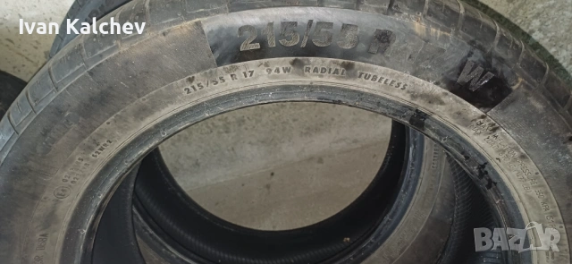 Летни гуми 215 55 17, снимка 3 - Гуми и джанти - 54297907