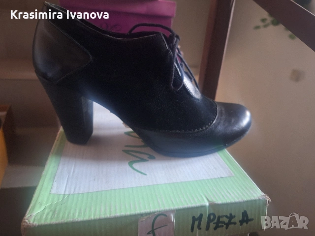 нови обувки естествена кожа и велур , снимка 2 - Дамски ежедневни обувки - 54229647