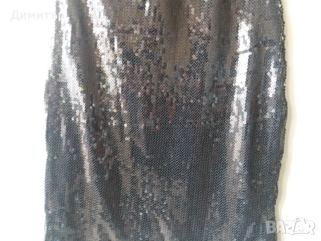 Искряща черна рокля Next, снимка 8 - Рокли - 54246447