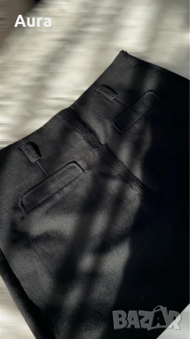 Bershka black mini skirt , снимка 3 - Поли - 54071849