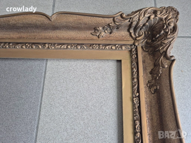 Барокова златна дървена рамка за гоблен картина огледало 10, снимка 3 - Картини - 52983086