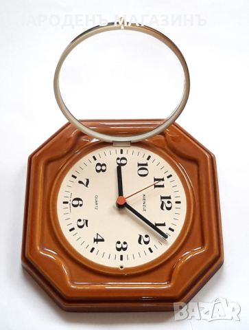 KIENZLE – НЕМСКИ порцеланов часовник стенен порцелан , снимка 6 - Други ценни предмети - 44717168