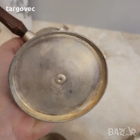 уникално красив арабски комплект за кафе с четири чаши, снимка 5 - Чаши - 48650204