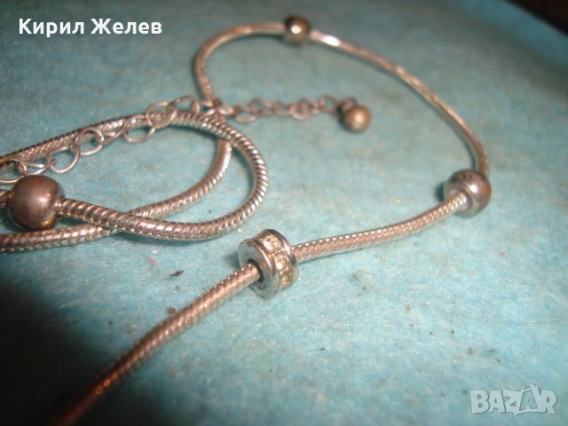 ФЕШЪН АРТ СРЕБРИСТО КОЛИЕ ТИП ПАНДОРА 74491, снимка 3 - Колиета, медальони, синджири - 35262171