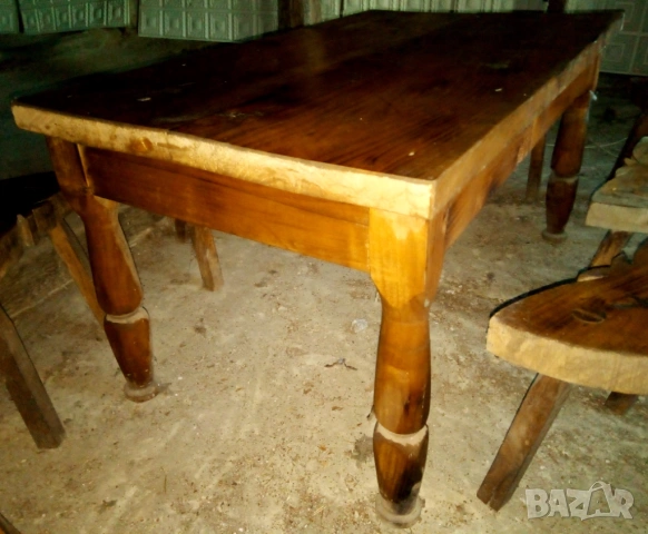 Ретро Рустик стил маси , снимка 2 - Антикварни и старинни предмети - 53037543