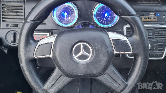 Детски акумулаторен джип Mercedes G-Class (G65) – Черен, снимка 4 - Детски велосипеди, триколки и коли - 53980785