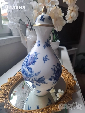 Ваза с капак *Jaeger & Co*, снимка 4 - Вази - 52829007