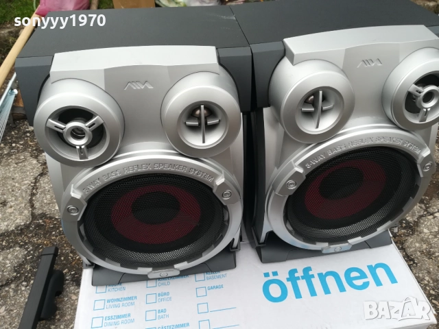 AIWA SSX-JN66 2БР ТОНКОЛОНИ ВНОС SWISS 2311251302LCHERY1, снимка 2 - Тонколони - 52510383