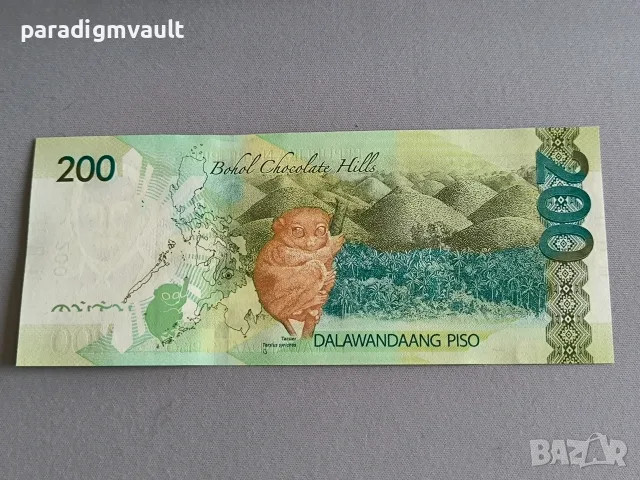 Банкнота - Филипини - 200 писо UNC | 2020г., снимка 2 - Нумизматика и бонистика - 56526875