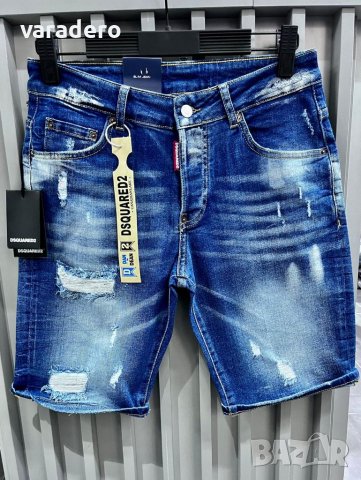Мъжки къси дънки висок клас Dsquared , снимка 7 - Дънки - 37088915