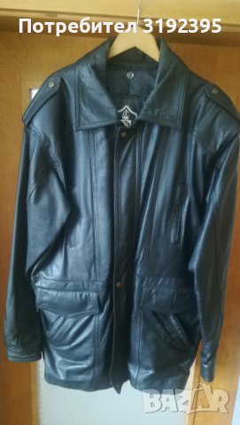 Нова Мъжка кожена шуба