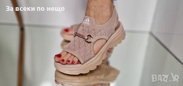 Adidas Дамски Сандали С Метален Акцент Адидас - Налични Различни Цветове Код P576, снимка 2 - Сандали - 50425654