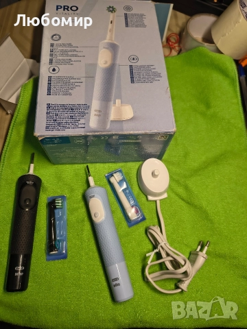 Електрическа четка за зъби Oral-B Vitality Pro/Електрическа четка за зъби, Двоен пакет, 3  , снимка 2 - Други - 52914594
