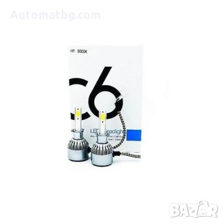 LED Диодни крушки Automat, C6 H7, 6000K, 36W, 2броя, снимка 2 - Аксесоари и консумативи - 34475283