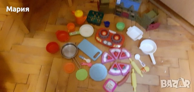 Дървена детска кухня с аксесоари, снимка 11 - Играчки за стая - 52822978