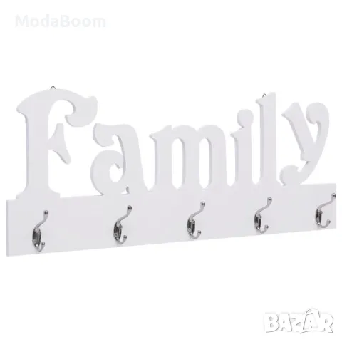 Стенна закачалка за палта FAMILY, 74x29,5 см , снимка 2 - Други стоки за дома - 48381666