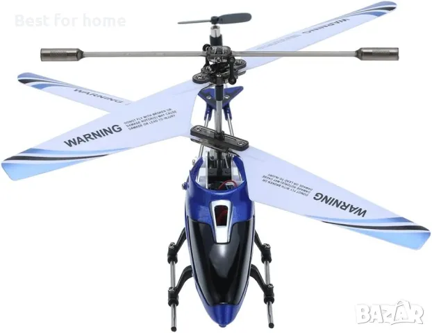 SYMA S107G 3-канален RC хеликоптер с жироскоп, син, снимка 5 - Влакчета, самолети, хеликоптери - 48724308
