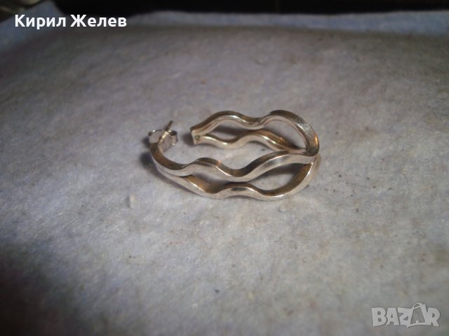 КРАСИВА АРТ СРЕБЪРНА ОБЕЦА СРЕБРО 925 МАЙСТОРСКА ХУДОЖЕСТВЕНА ИЗРАБОТКА 27566
