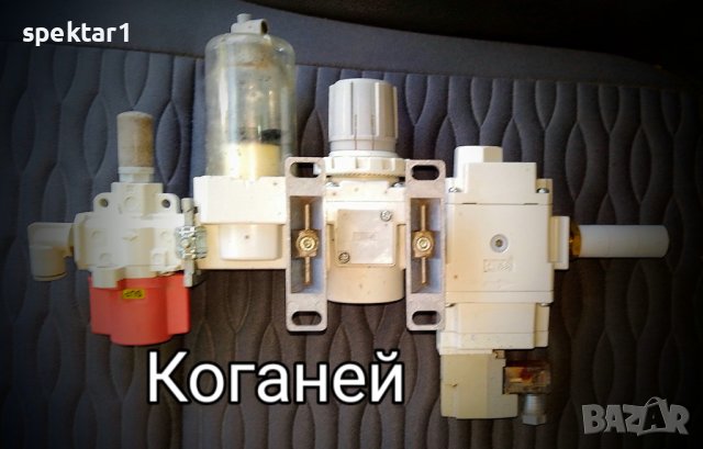 Пневматична (пневмоподготвяща група)( филтър-регулатор+омаслител +разклонител+заглушител)