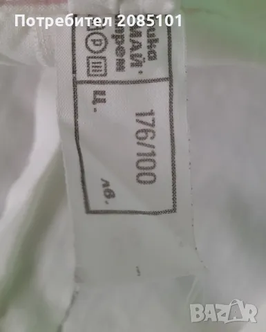 Работна бяла дамска престилка с къс ръкав, снимка 5 - Други - 48506447